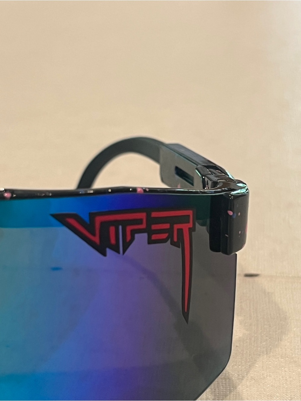 Vintage style Pit Viper blue mirrored sunglasses. So retro! - Picture 3 of 5